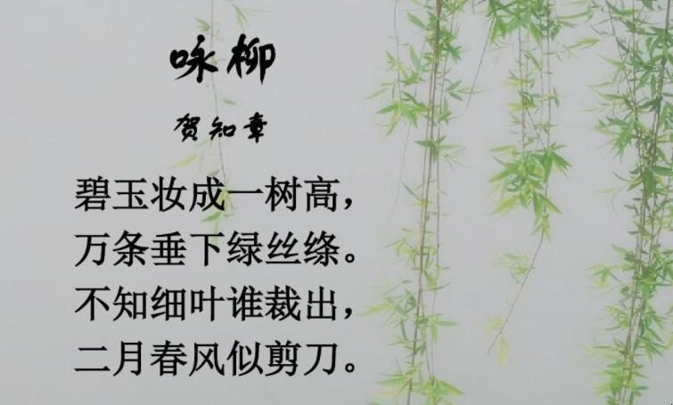 《咏柳》属于什么诗