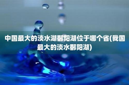 中国最大的淡水湖鄱阳湖位于哪个省(我国最大的淡水鄱阳湖)