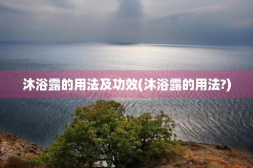 沐浴露的用法及功效(沐浴露的用法?)