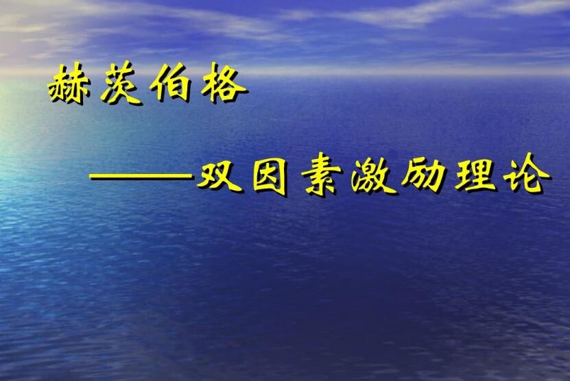 双因素理论中的双因素是指什么