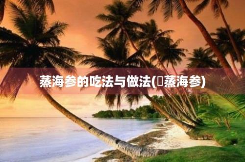 蒸海参的吃法与做法(淸蒸海参)