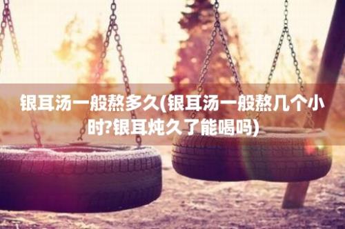 银耳汤一般熬多久(银耳汤一般熬几个小时?银耳炖久了能喝吗)