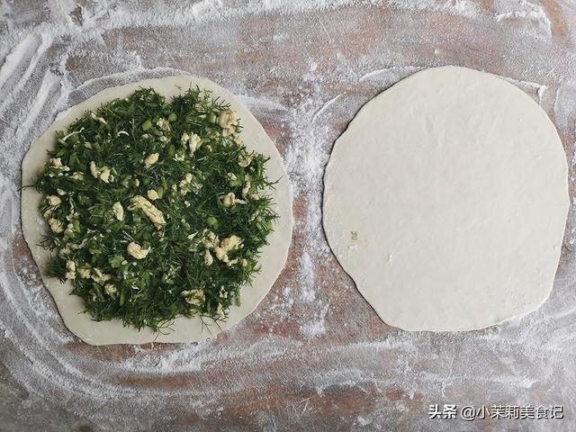 茴香馅正宗馅饼的和面法（7月茴香正嫩做馅饼真香）(10)