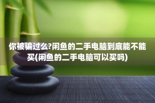 你被骗过么?闲鱼的二手电脑到底能不能买(闲鱼的二手电脑可以买吗)