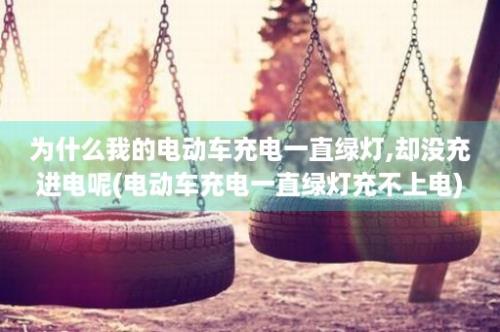 为什么我的电动车充电一直绿灯,却没充进电呢(电动车充电一直绿灯充不上电)