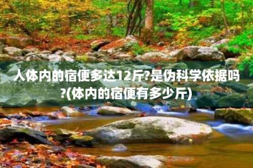 人体内的宿便多达12斤?是伪科学依据吗?(体内的宿便有多少斤)