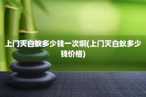 上门灭白蚁多少钱一次啊(上门灭白蚁多少钱价格)