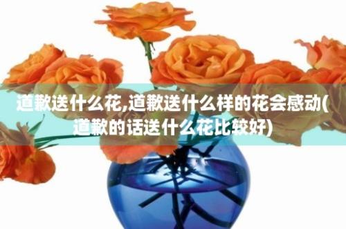 道歉送什么花,道歉送什么样的花会感动(道歉的话送什么花比较好)