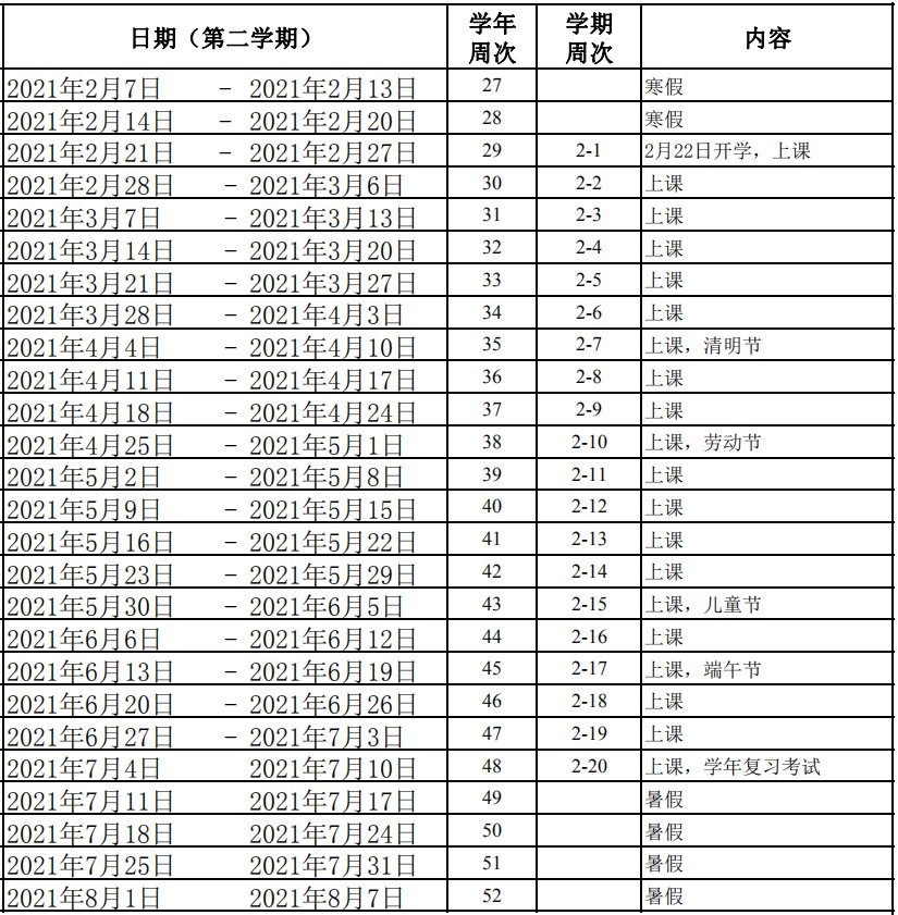 2021珠海中小学寒假放假时间是什么时候