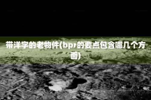 带洋字的老物件(bpr的要点包含哪几个方面)