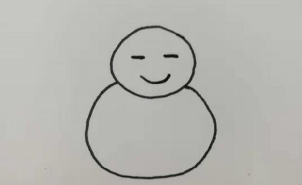 雪人简笔画