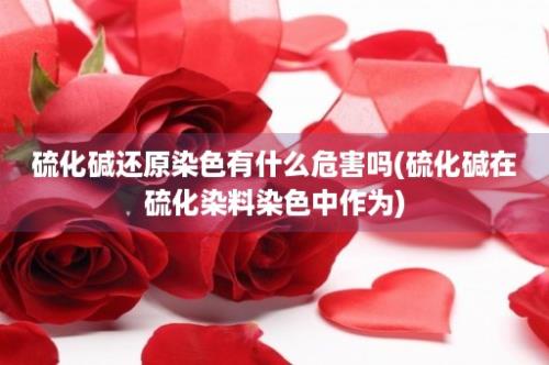 硫化碱还原染色有什么危害吗(硫化碱在硫化染料染色中作为)