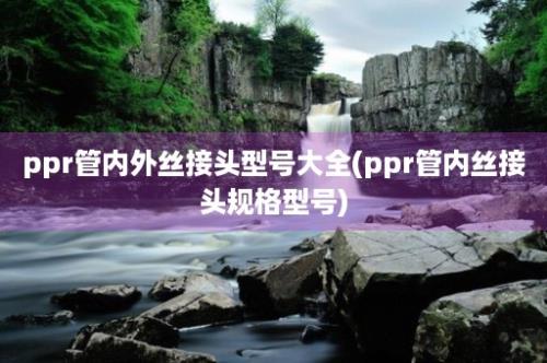 ppr管内外丝接头型号大全(ppr管内丝接头规格型号)