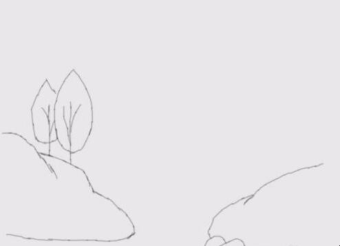 简笔画山水风景是怎么画