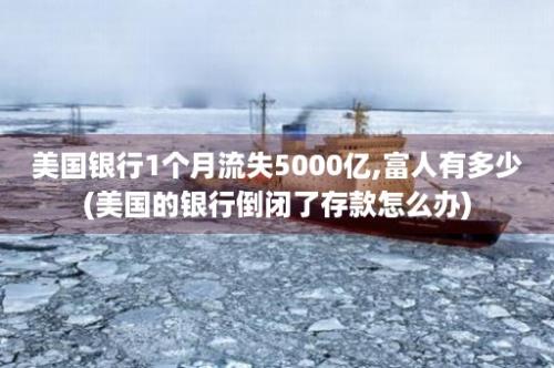 美国银行1个月流失5000亿,富人有多少(美国的银行倒闭了存款怎么办)