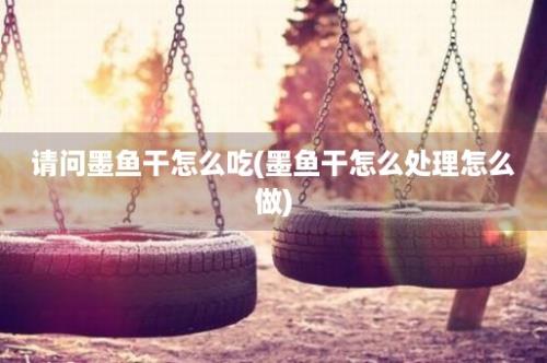 请问墨鱼干怎么吃(墨鱼干怎么处理怎么做)