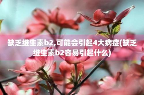 缺乏维生素b2,可能会引起4大病症(缺乏维生素b2容易引起什么)