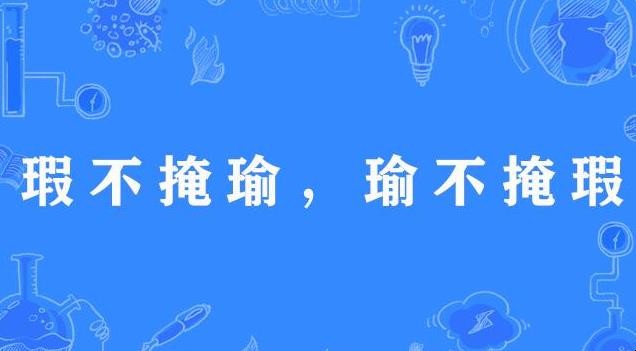 瑕不掩瑜的意思是什么