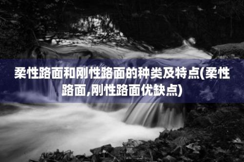 柔性路面和刚性路面的种类及特点(柔性路面,刚性路面优缺点)