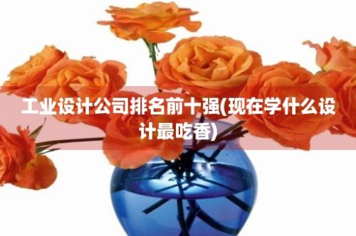 工业设计公司排名前十强(现在学什么设计最吃香)