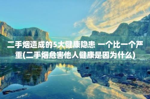 二手烟造成的5大健康隐患 一个比一个严重(二手烟危害他人健康是因为什么)