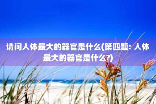 请问人体最大的器官是什么(第四题: 人体最大的器官是什么?)