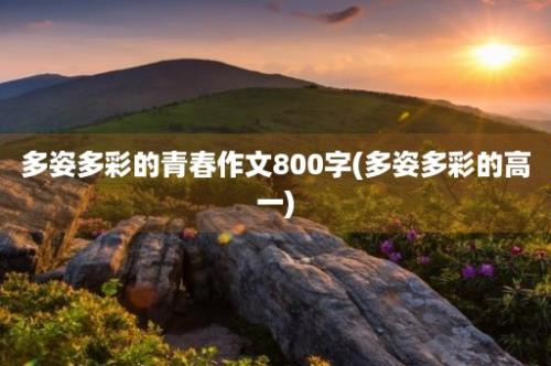 多姿多彩的青春作文800字(多姿多彩的高一)