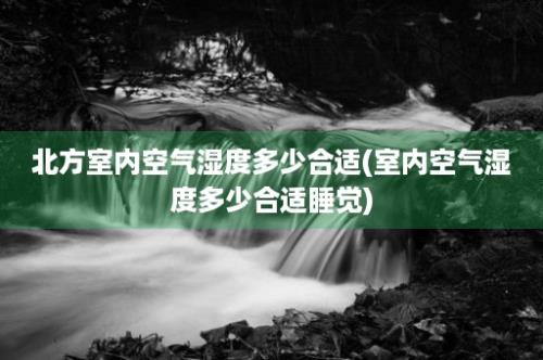 北方室内空气湿度多少合适(室内空气湿度多少合适睡觉)