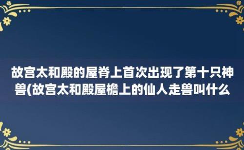 故宫太和殿的屋脊上首次出现了第十只神兽(故宫太和殿屋檐上的仙人走兽叫什么)