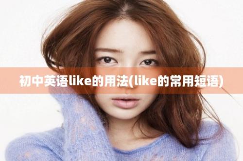 初中英语like的用法(like的常用短语)