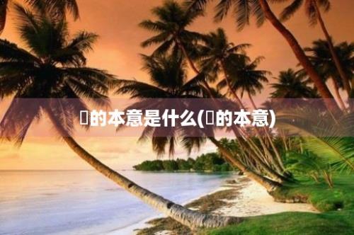 仌的本意是什么(厷的本意)