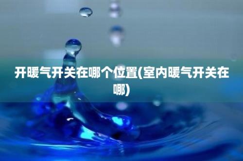 开暖气开关在哪个位置(室内暖气开关在哪)