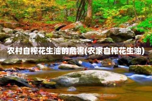 农村自榨花生油的危害(农家自榨花生油)