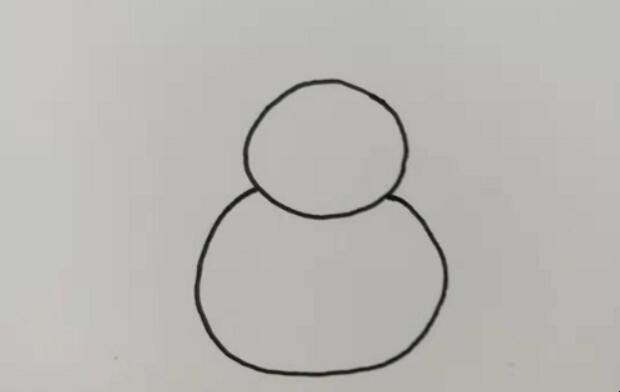 雪人简笔画