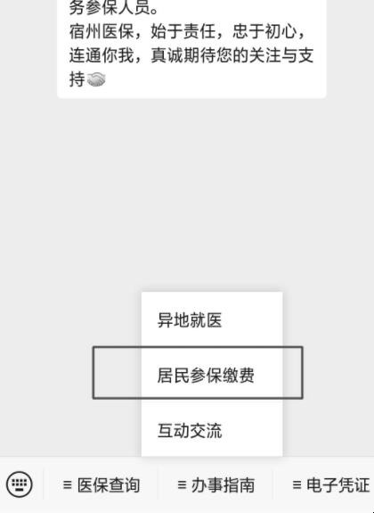 宿州医保缴费流程是什么