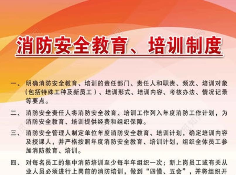 消防安全制度有哪些