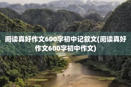 阅读真好作文600字初中记叙文(阅读真好作文600字初中作文)