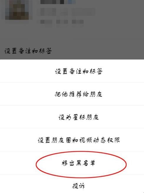 微信黑名单的人怎么拉出来