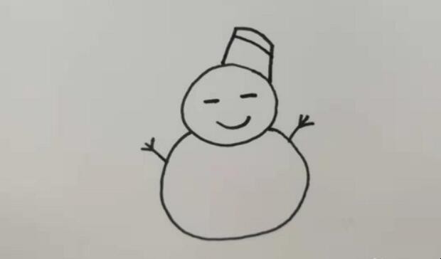 雪人简笔画