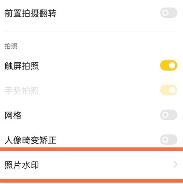 realmev15怎么设置照片水印