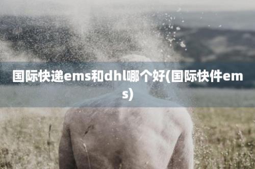 国际快递ems和dhl哪个好(国际快件ems)