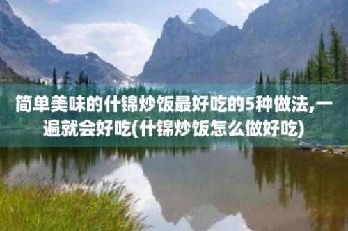 简单美味的什锦炒饭最好吃的5种做法,一遍就会好吃(什锦炒饭怎么做好吃)