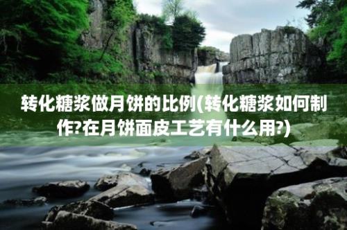 转化糖浆做月饼的比例(转化糖浆如何制作?在月饼面皮工艺有什么用?)