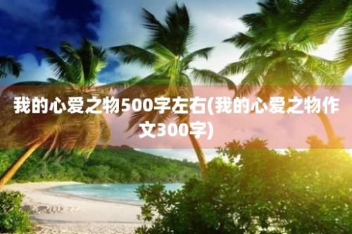 我的心爱之物500字左右(我的心爱之物作文300字)