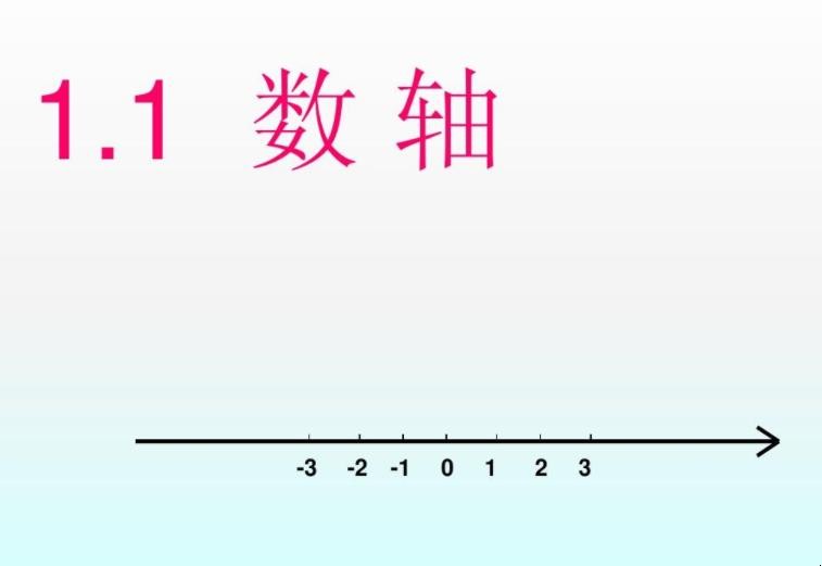 数轴