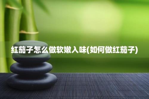 红茄子怎么做软嫩入味(如何做红茄子)