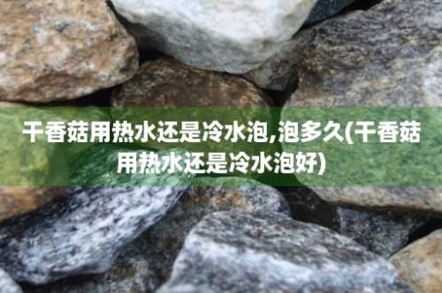 干香菇用热水还是冷水泡,泡多久(干香菇用热水还是冷水泡好)