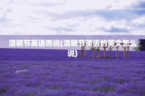 清明节英语咋说(清明节英语的英文怎么说)