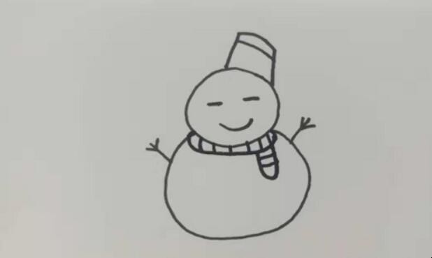 雪人简笔画