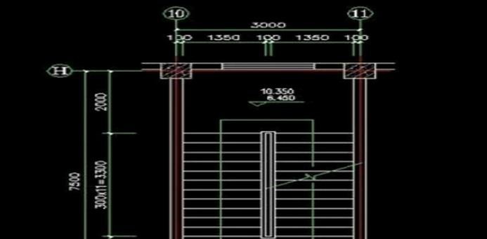 CAD如何绘制室内楼梯的平面图